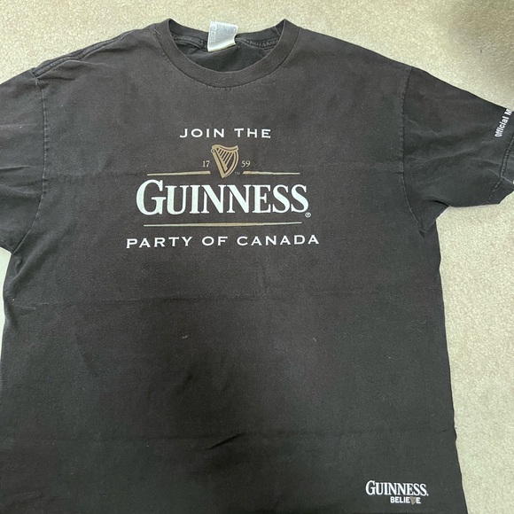 Guinness Heren T-Shirt, Zwart, M Guinness Heren T-Shirt, Zwart, M